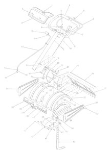Part Location Diagram of 649-0017 Husky Handle Ass'y.
